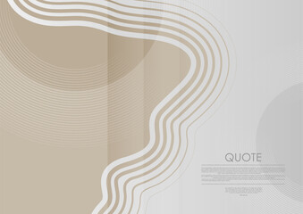 Grey and brown abstract minimal elegant background. Vector graphic design