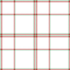 Light greenish grey Seamless Tartan with Traditional reddish accents Textile Design
