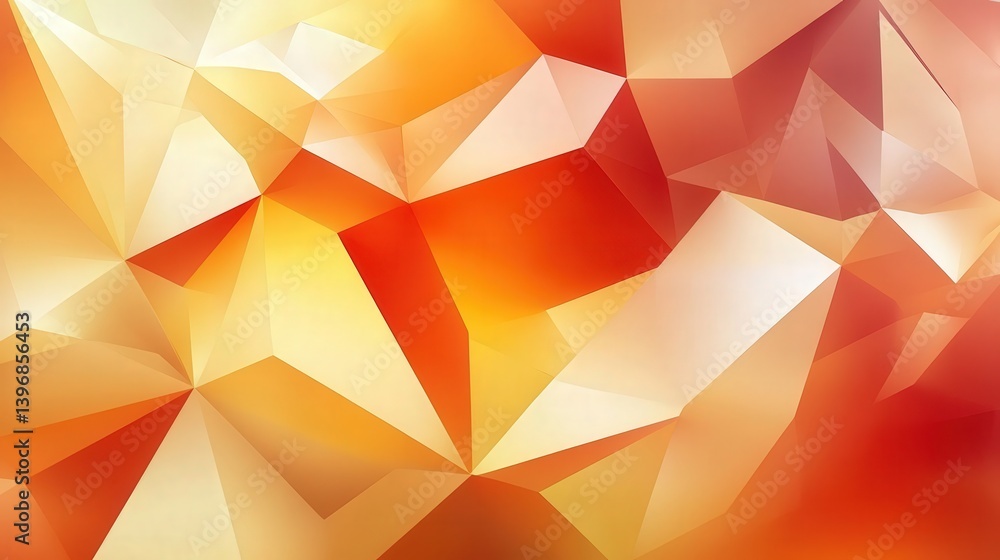 Poster fascinating low poly geometric background combines modern shapes and intricate 3d visuals for a cutt