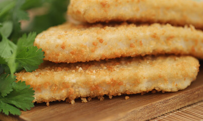 Crispy fish fillet made of Alaska Pollock