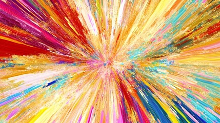 Obraz premium Dynamic Hyperspace Light Streaks Converging, Generative AI