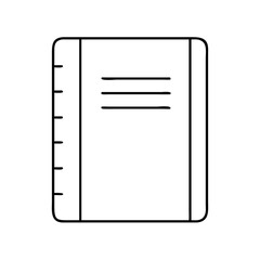 plainnotebook icon, plainnotebook line art - simple line art of plainnotebook, perfect for plainnotebook logos and icons