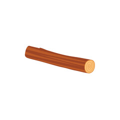 Cartoon wooden logs, tree trunks, planks, wood industry materials. Vector illustration