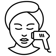 Facial Laser Icon