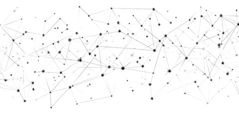 Network Nodes Connect Globally, Abstract Visuals