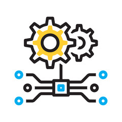 Obraz premium Vector multi color icon for Customized