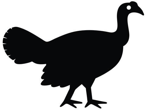 recommend clip art: Minimalist Turkey Outline, Thanksgiving Turkey Silhouette. Thanksgiving Turkey Silhouette. Vector Illustration.