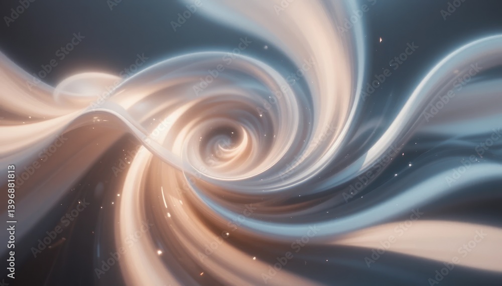 Poster Dynamic swirling patterns of light and energy digital realm abstract animation cosmic environment close-up view exploring visual concepts for digital art