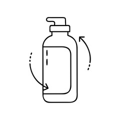 refillablebottle icon, refillablebottle line art - simple line art of refillablebottle, perfect for refillablebottle logos and icons