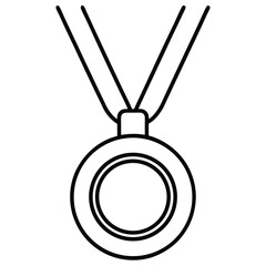 medal isolated on a white background
