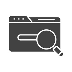 Browse icon vector image. Suitable for mobile apps, web apps and print media.