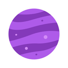 Planet I icon vector image. Suitable for mobile apps, web apps and print media.