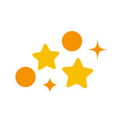 Stars I icon vector image. Suitable for mobile apps, web apps and print media.