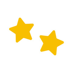 Stars II icon vector image. Suitable for mobile apps, web apps and print media.