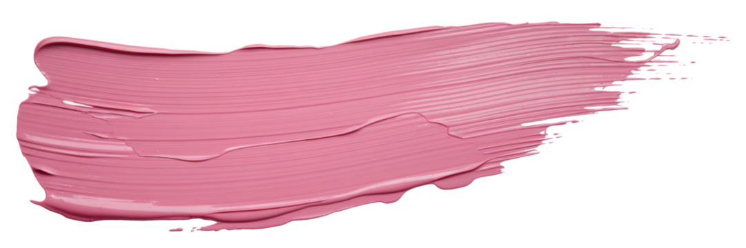 pink brush stroke isolated on white background - Powered by Adobe