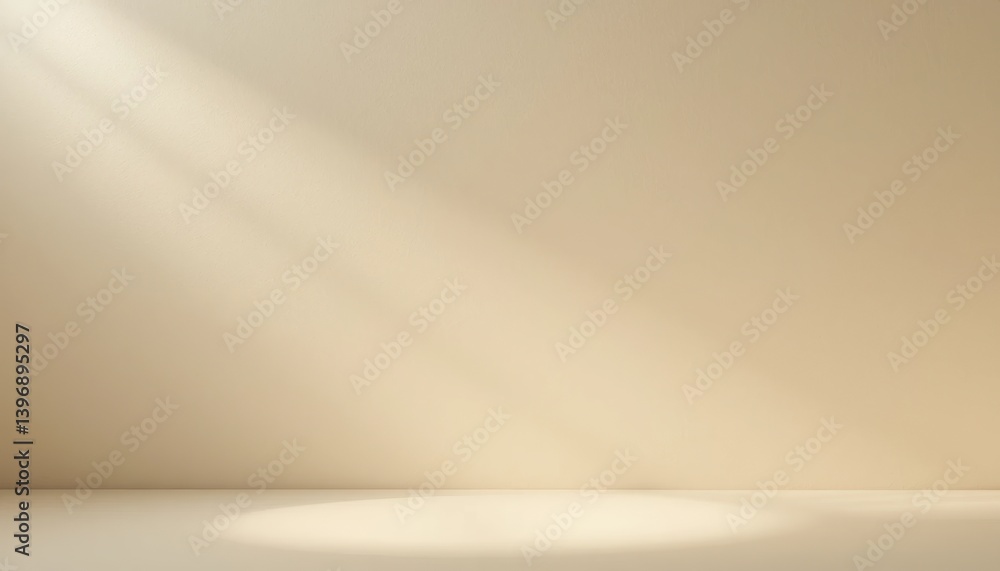 Aufkleber illuminated stage performance indoor setting minimalist design soft lighting artistic perspective ca