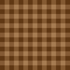 Brown plaid fabric background