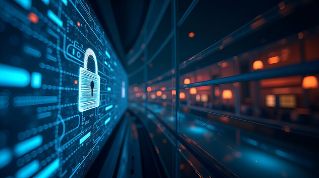 Comprehensive corporate cybersecurity strategy report integrating risk assessments security policy implementation and advanced threat mitigation to ensure resilient IT infrastructures in  Photo Stock 
