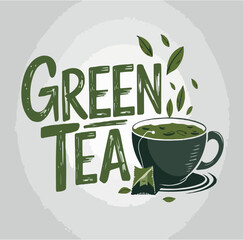 background, fresh, green, drink, beverage, tea, leaf, organic, closeup, summer, isolated, cup, plant, herb, herbal, morning, illustration, vector, realistic, foliage, nature, tree, natural, spring, 