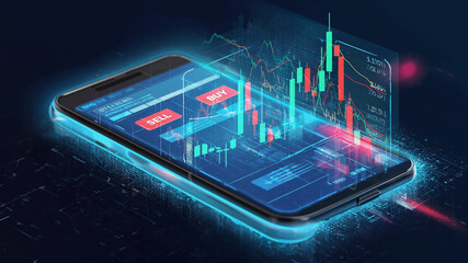 Mobile Stock Trading Platform with Real-time Chart Visualization and Analytics