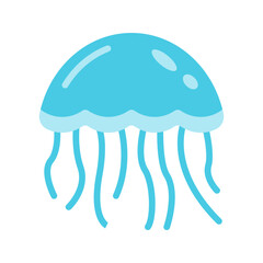 Jelly Fish icon vector image. Suitable for mobile apps, web apps and print media.