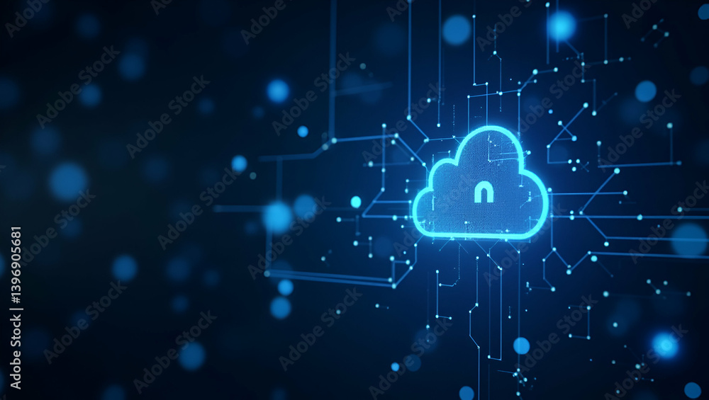 Poster advanced cloud security solutions deliver comprehensive data protection real time threat detection a