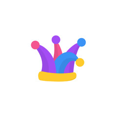 Cartoon jester hat for carnival costumes