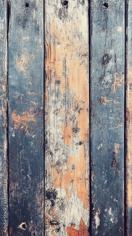 Poster weathered wood texture: a detailed, vertically oriented shot showcases the intricate texture and nat