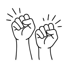 solidarityfist icon, solidarityfist line art - simple line art of solidarityfist, perfect for solidarityfist logos and icons