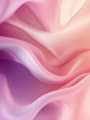 Obraz premium Abstract Pink Silk Texture: A captivating abstract image showcasing a mesmerizing symphony of soft, flowing silk in vibrant pink and purple hues, radiating a gentle, elegant, and alluring aura.