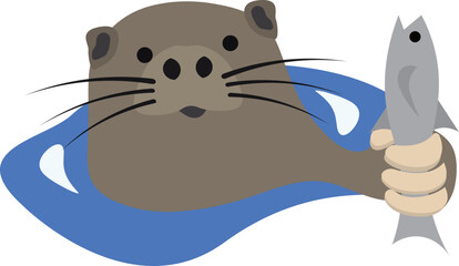 Otter Illustration