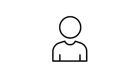 Fototapeta premium User icon. profile, avatar, Person Profile, User silhouette isolated on transparent background, icon for app or web site, user PNG 