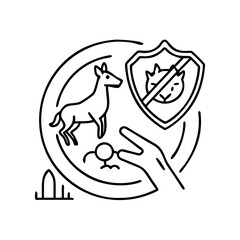 speciesprotection icon, speciesprotection line art - simple line art of speciesprotection, perfect for speciesprotection logos and icons