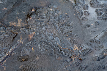 Eisfläche mit Strukturen, Hintergrundbild