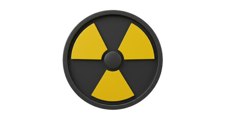 Fototapeta premium Isolated Radiation Symbol