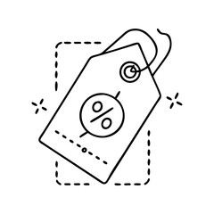 discount tag icon, discount tag vector illustration-simple illustration of discount tag, perfect for discount tag logos and icons