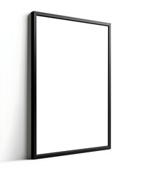 Poster Mockup Template - A realistic blank poster layout with perspective view, isolated on a transparent background. Ideal for flyers, campaigns, and visual branding previews.