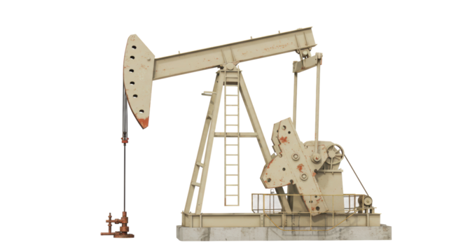 Isolated Oil Pump Jack