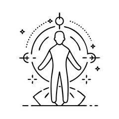 energy aura icon, energy aura vector illustration-simple illustration of energy aura, perfect for energy aura logos and icons