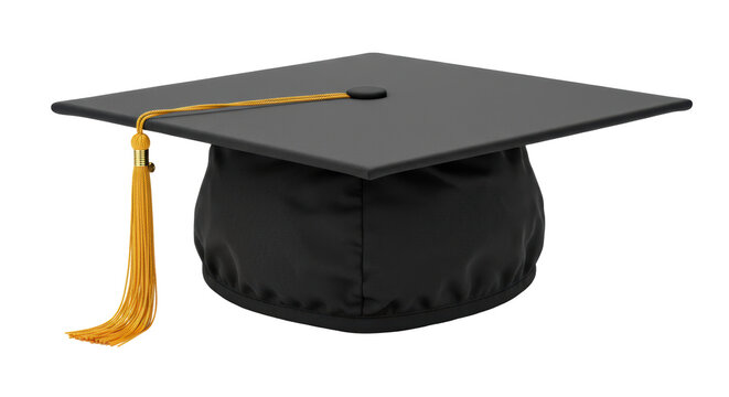 Isolated Graduation Cap