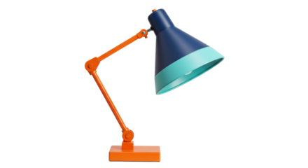Isolated Desk Lamp