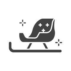 Sled with seat icon vector image. Suitable for mobile apps, web apps and print media.