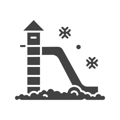 Naklejka premium Sliding II icon vector image. Suitable for mobile apps, web apps and print media.