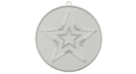 Isolated Star Ornament