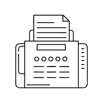 recommend clip art: fax machine icon, fax machine vector illustration-simple illustration of fax machine, perfect for fax machine logos and icons