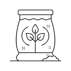 fertilizer icon, fertilizer vector illustration-simple illustration of fertilizer, perfect for fertilizer logos and icons