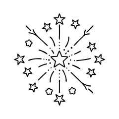 fireworks icon, fireworks vector illustration-simple illustration of fireworks, perfect for fireworks logos and icons