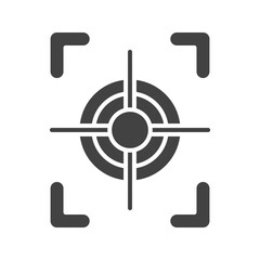 Obraz premium Focus Vertical icon vector image. Suitable for mobile apps, web apps and print media.