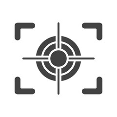 Obraz premium Focus Horizontal icon vector image. Suitable for mobile apps, web apps and print media.