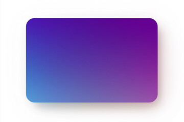  Large Rectangular Card with Rounded Corners – Blue and Purple Gradient Background, White Border, Blank Center for Text or Images, Smooth Color Transition, Vector Design for Social Media and UI